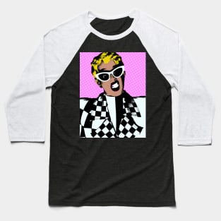 Cardi B style pop art Baseball T-Shirt